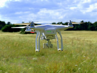 Drone, flygplan, fluga, flyg, rotorblad, Quadcopter, Aerial videography