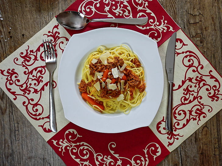 makaronu izstrādājumi, nūdeles, spagetti, spageti, ēst, pārtika, pavārs