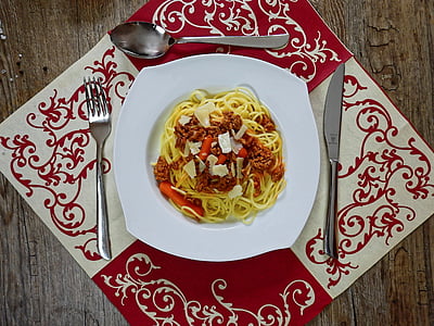 pasta, noedels, spagetti, spaghetti, eten, voedsel, koken