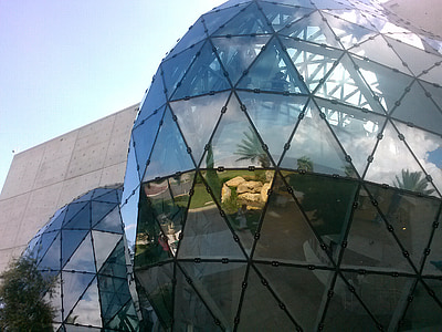 Museu dali, St. petersburg na Flórida, arquitetura, moderna, esfera de, vidro