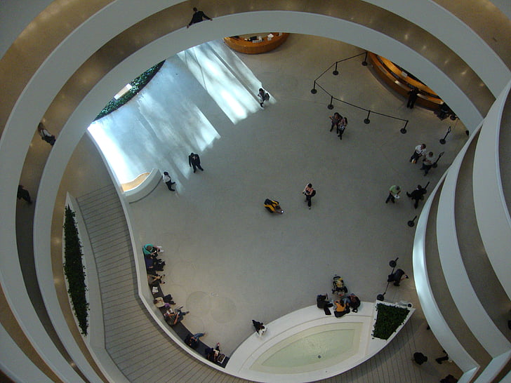 New york, bảo tàng, tòa nhà tròn
