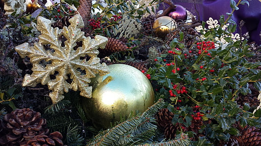 Nadal, vacances, adveniment, decoració, celebració, l'hivern, adorn de Nadal