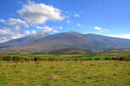Moncayo, Ágreda, montagne, paysage, Soria