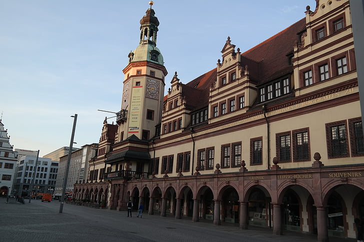 leipzig, town hall, places of interest, germany, landmark