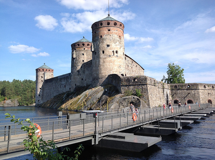 OLAFi castle, Savonlinna, suvel