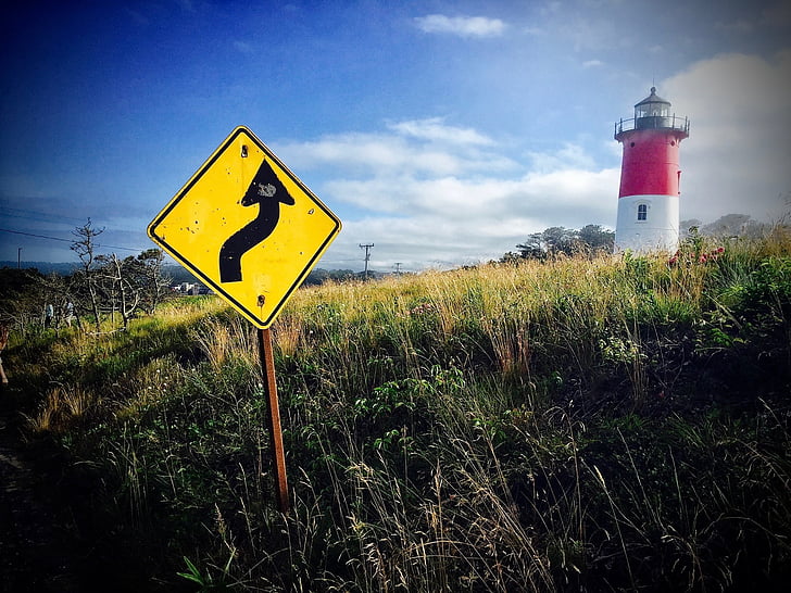 Cape cod, skyer, frakke, spise kyst, Lighthouse, natur, Ocean