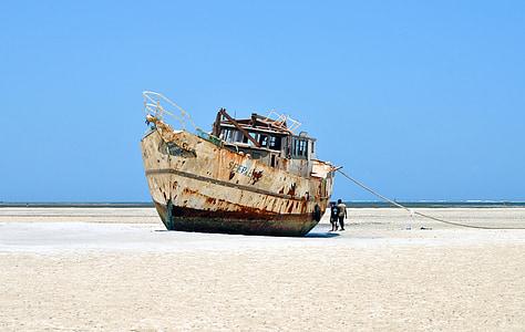 wreck, ship, shipwreck, boat, abandoned, beach, coast