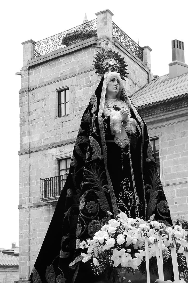 Panny Márie, Maria, katolicizmus, Saint, Španielsko, Asturias, Avilés