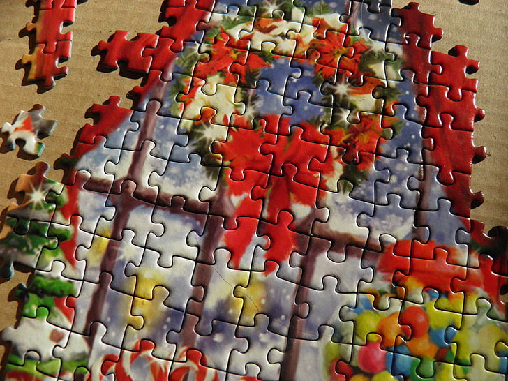 puzzle, Natale, per il tempo libero, Hobby, Hobby, passatempo familiare, passatempo