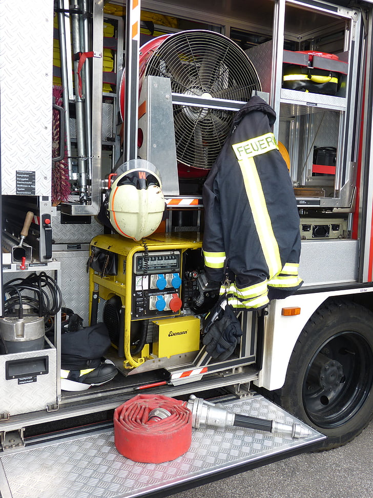 oheň, nehoda, značka, použitie, Ochrana bunda, hasičský voz, záchranné vozidlo