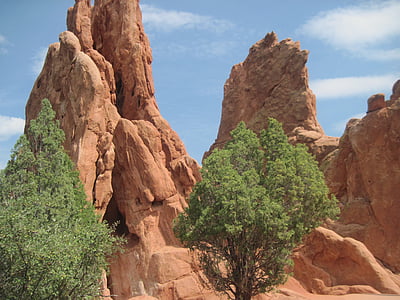 vrt bogova, Colorado springs, vrt, stijena, priroda, formacija, Geologija