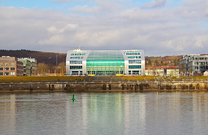 Architektura, budova, moderní, Německo