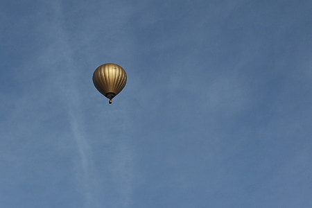 Horkovzdušný balón, v zajetí balónek, Letecké sporty, bublina, obloha, jednotka, vzducholoď