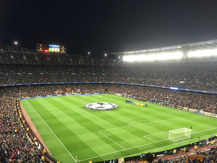 FC barcelona, Atletico Madryt, Liga Mistrzów, Stadion Camp nou, Piłka nożna, Estadio