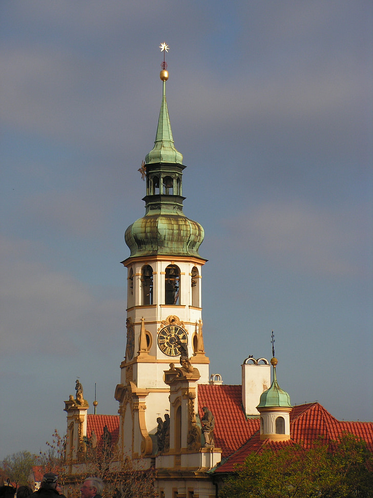 Prag, Crkva, spomenik, zgrada, toranj, češki