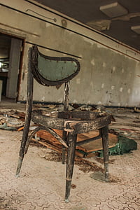 stol, sitte, gamle, Vintage, hjem, design, innredning