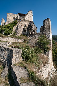 ruiny, stary, Zerwać, zniszczone, Architektura, Historycznie, Dürnstein