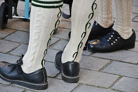 naselitve, moški, kostum, kostum čevlji, Bavarska, Oktoberfest, Festival