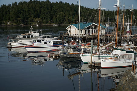 Boot, Hafen, Wasser, Dock, US-Bundesstaat Washington, Meer, Transport