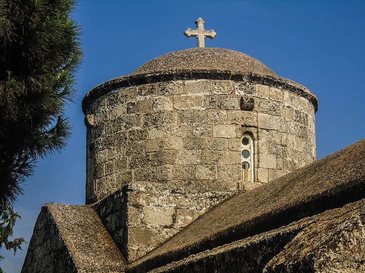 Kypr, Paralimni, kostel, Ayia anna, Architektura