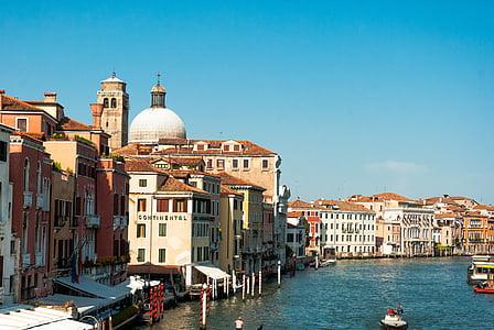 Venice, saule, svētku dienas, mākoņi, debesis, ainava, vasaras