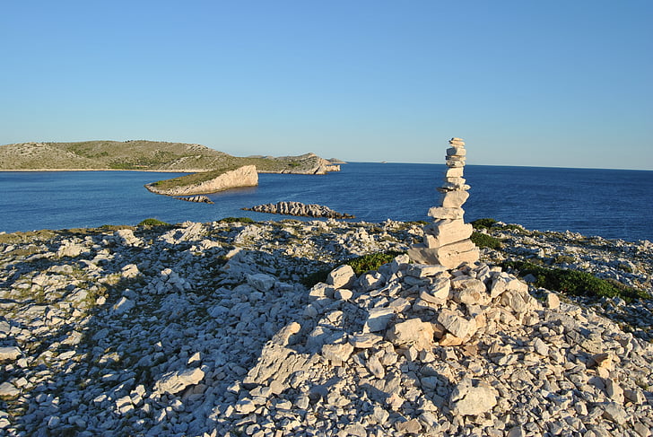 Kornati ostrovy, Chorvátsko, more, pobrežie