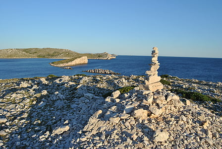 Kornati-öarna, Kroatien, havet, kusten