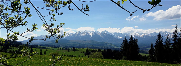 bergen, Tatry, Tatrabergen, landskap, naturen