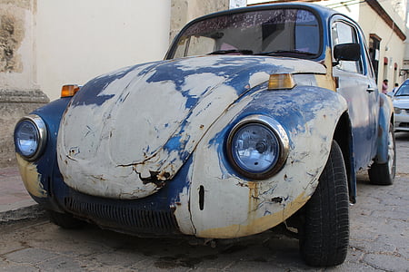 beetle, auto, vw beetle, oldtimer, vw, volkswagen, rusted