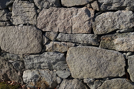 Rock, steen, muur, patroon, textuur, materiaal, ribbels en noppen
