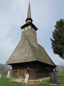 dřevěný kostel, Crisana, Sedmihradsko, Bihor, Rumunsko, stancesti