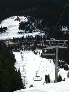 neu, esquí, pistes d'esquí, l'hivern, muntanya, esquiador, esport