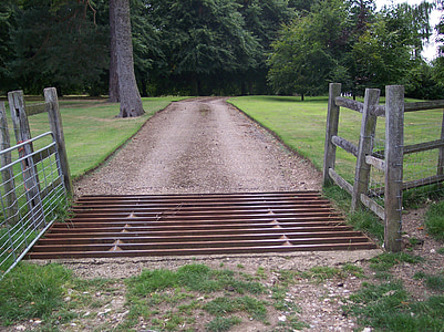 cattle grid, countryside, north downs, kent, sittingbourne, country, park