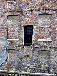 arhitektura, werrens hansen, tekstilni tovarni, Aachen, fasada