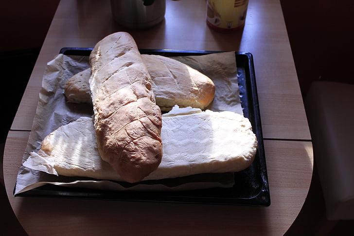 ψωμί, ψημένο, φρατζόλα ψωμί, φύλλο