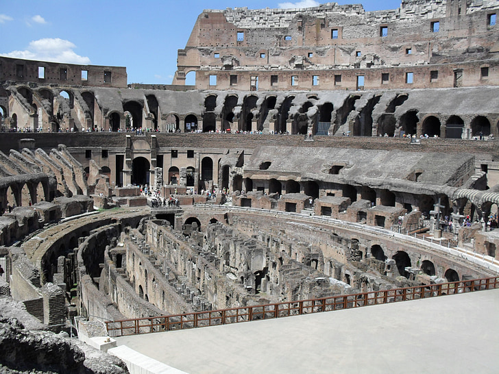 Colosseum, Rom, romerske coliseum, arkitektur, Italien, roman