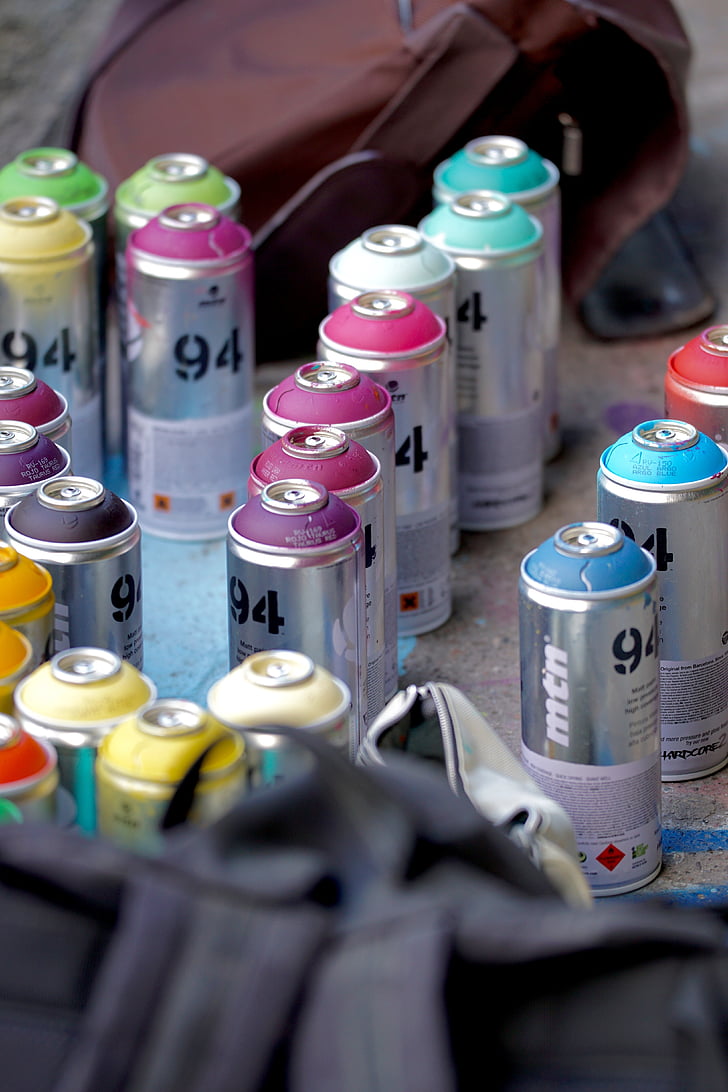 spray cans, graffiti, shades, color, spray