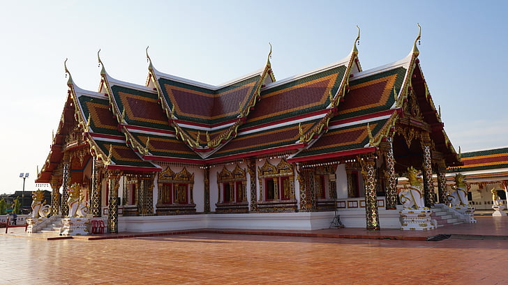 Wat phra aquele amigo choeng, o templo, medida, religião, Templo da Tailândia, Tailândia, arte