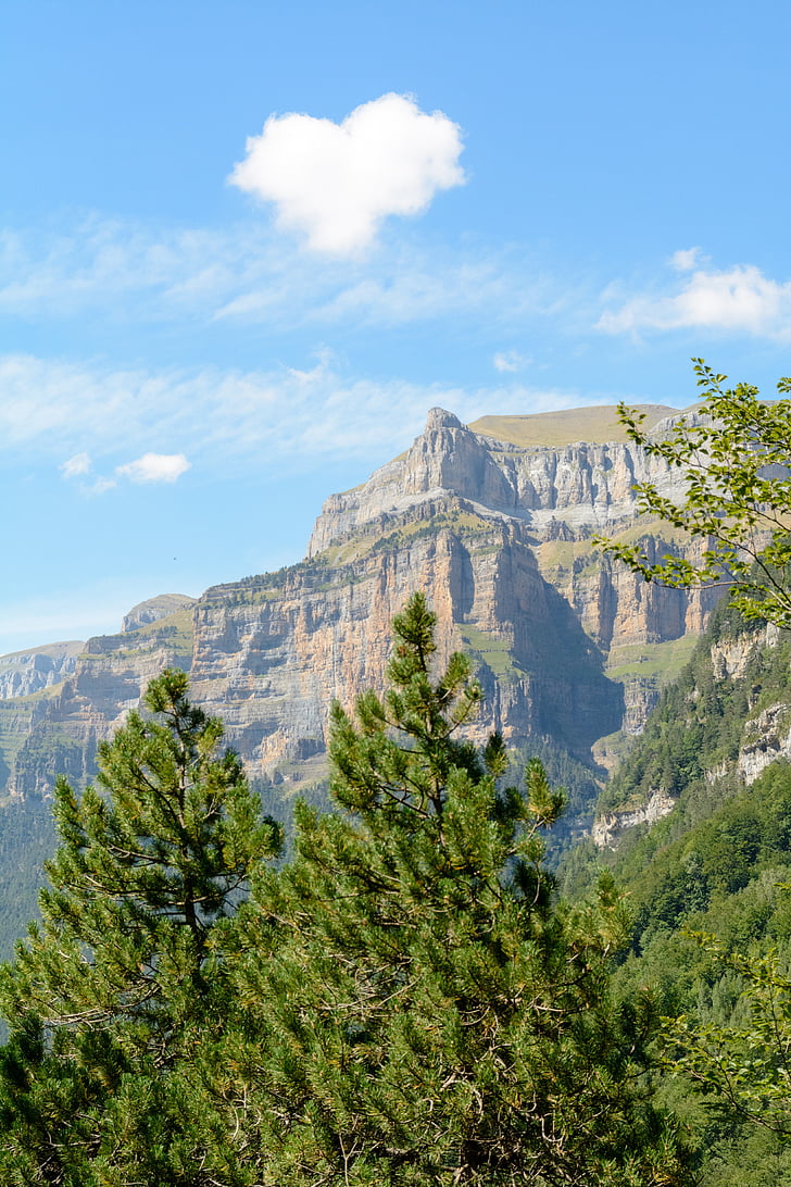 Ordesa valley, Pyrénées, Huesca, pemandangan, Lembah ordesa, Jaringan Pyrenees, Gunung