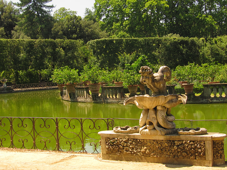 Florenţa, boboligarten, Statuia lui Neptun