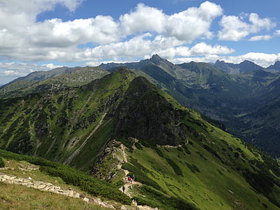 Munţii, Tatry, peisaj, Tatra înaltă, munte, natura, vara