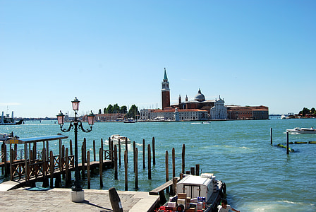 Венеция, море, лагуна, остров, Campanile