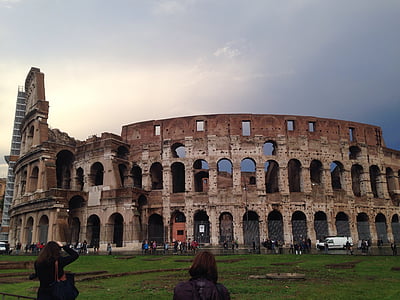 Колизеум, Рим, римски, Колизеума, амфитеатър, Рим - Италия, стадион