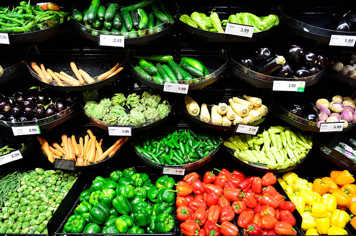 овощной, свежий, свежие овощи, здоровые, Грин, диета, Витамин