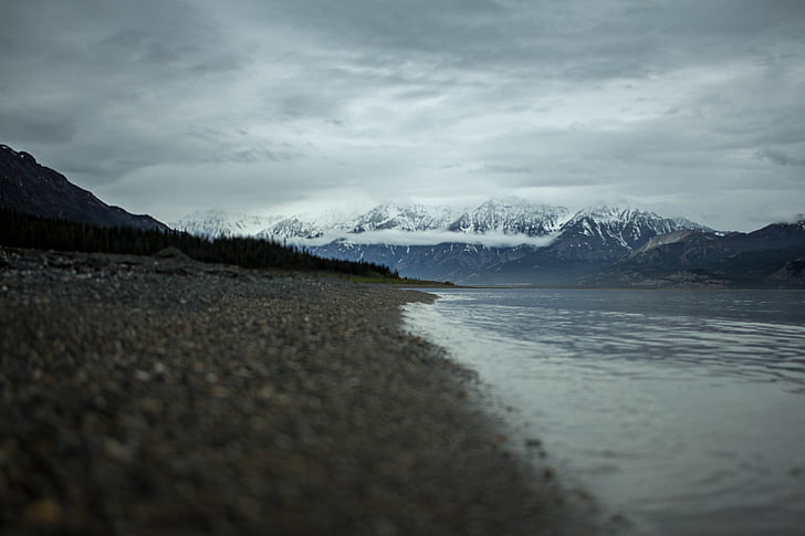 mer, océan, eau, vagues, nature, plage, montagne