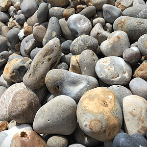 beach, stones, nature, sea, rock, pebble, coast