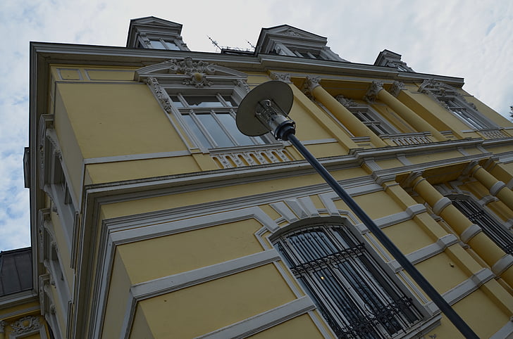 Architektura, budova, fasáda, Lucerna, Vila