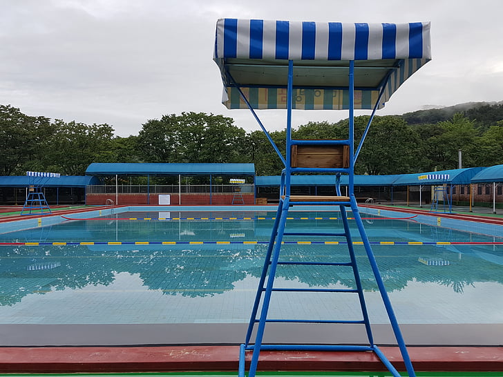 vann, basseng, sikkerhet, utendørs svømmebasseng, pause, rekreasjonsområde, svømming