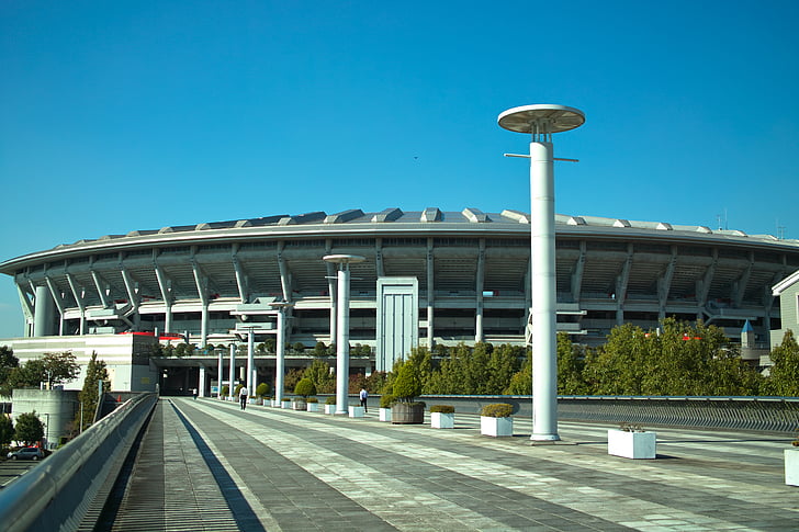 Stadium, Shin-yokohama, fotbollsplan, Park shin-yokohama