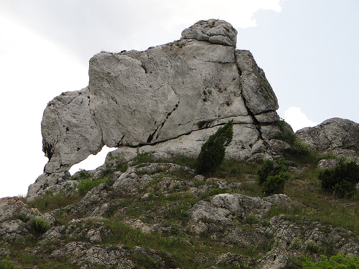 rocha, Olsztyn, natureza, paisagem, modo de exibição, pedras, Jura krakowsko